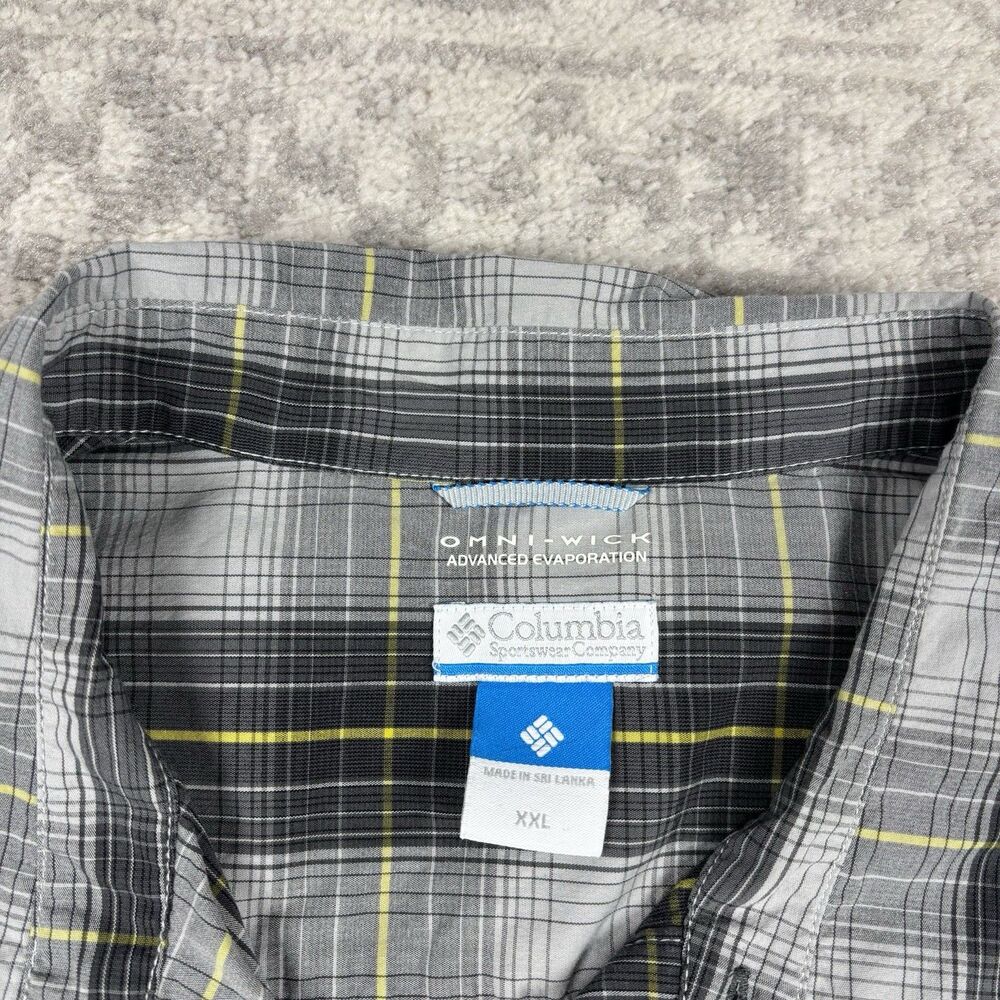 Columbia Omni Wick Shirt Advanced Evaporation Men’s Button Up Size 2XL XXL - Picture 2 of 5